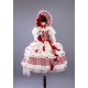 Hinana Queena Alice In Dreamland Tea Party Top and Skirt Sets(Reservation/4 Colours/Full Payment Without Shipping)